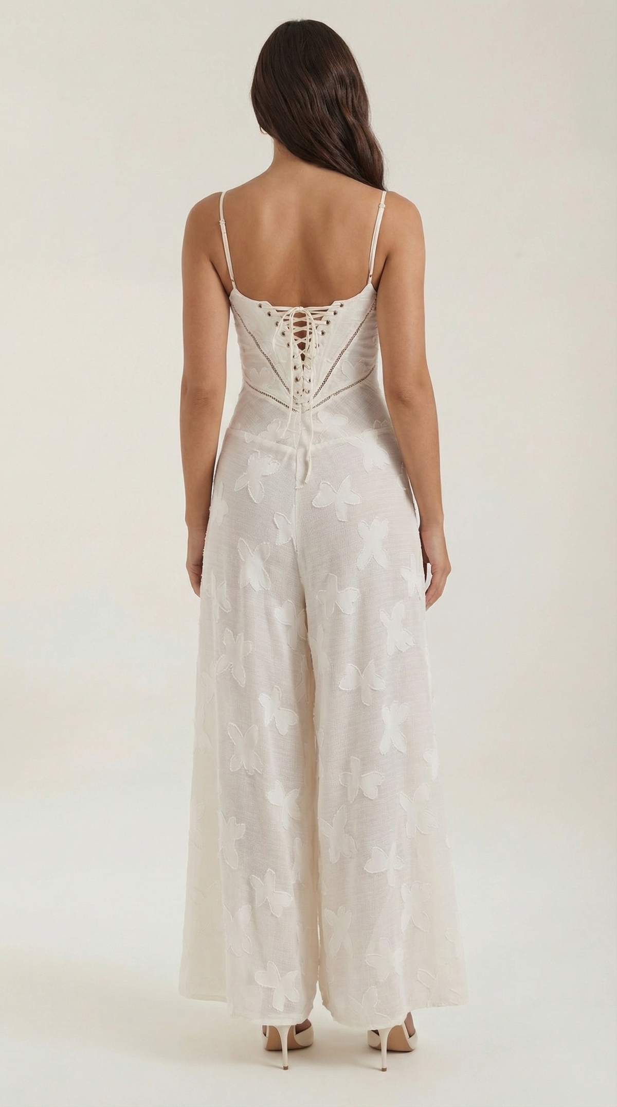 Lace Maxi Dress for Women - Elegant Floral Design - Perfect for Formal Events and Special Occasions