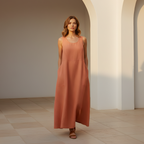 Linen Summer Dress for Women Relaxed Fit Casual Wear