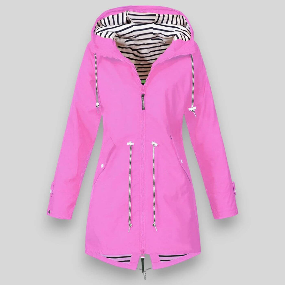 Women's Waterproof Lightweight Hooded Jacket – Outdoor & Travel – Pink