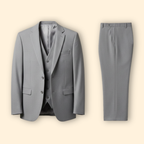 Men's Classic Three-Piece Suit – Lightweight