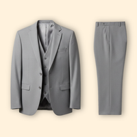 Men's Classic Three-Piece Suit – Lightweight