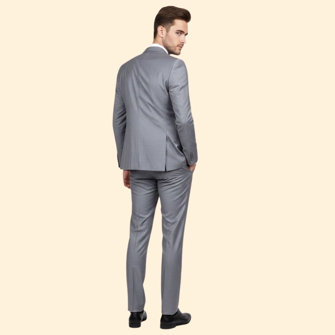 Men's Classic Three-Piece Suit – Lightweight