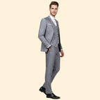 Men's Classic Three-Piece Suit – Lightweight