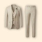 Men's Three-Piece Suit – Slim Trousers & Waistcoat