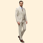 Men's Three-Piece Suit – Slim Trousers & Waistcoat