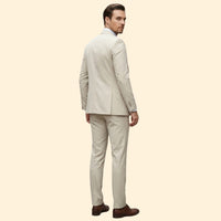 Men's Three-Piece Suit – Slim Trousers & Waistcoat