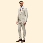 Men's Three-Piece Suit – Slim Trousers & Waistcoat