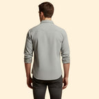 Men's Utility Button-Up Shirt with Chest Pockets
