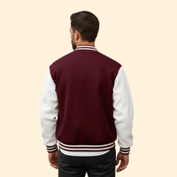 Men's Varsity Bomber Jacket – Contrast Trim
