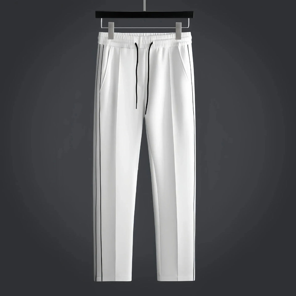 Men's Athletic Tracksuit Set - Comfortable Polyester Fabric for Sports & Leisure
