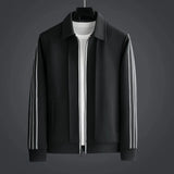 Men's Athletic Tracksuit Set - Comfortable Polyester Fabric for Sports & Leisure