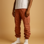 Men's Cargo Trousers - Regular Fit, Functional Design, Multiple Pockets for Outdoor and Casual Wear