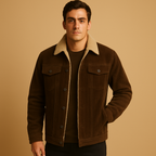 Men's Corduroy Jacket | Classic Casual Outerwear | Versatile Layering Piece for Everyday Wear