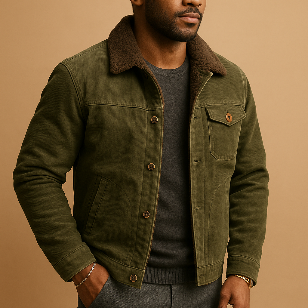 Men's Corduroy Jacket | Classic Casual Outerwear | Versatile Layering Piece for Everyday Wear