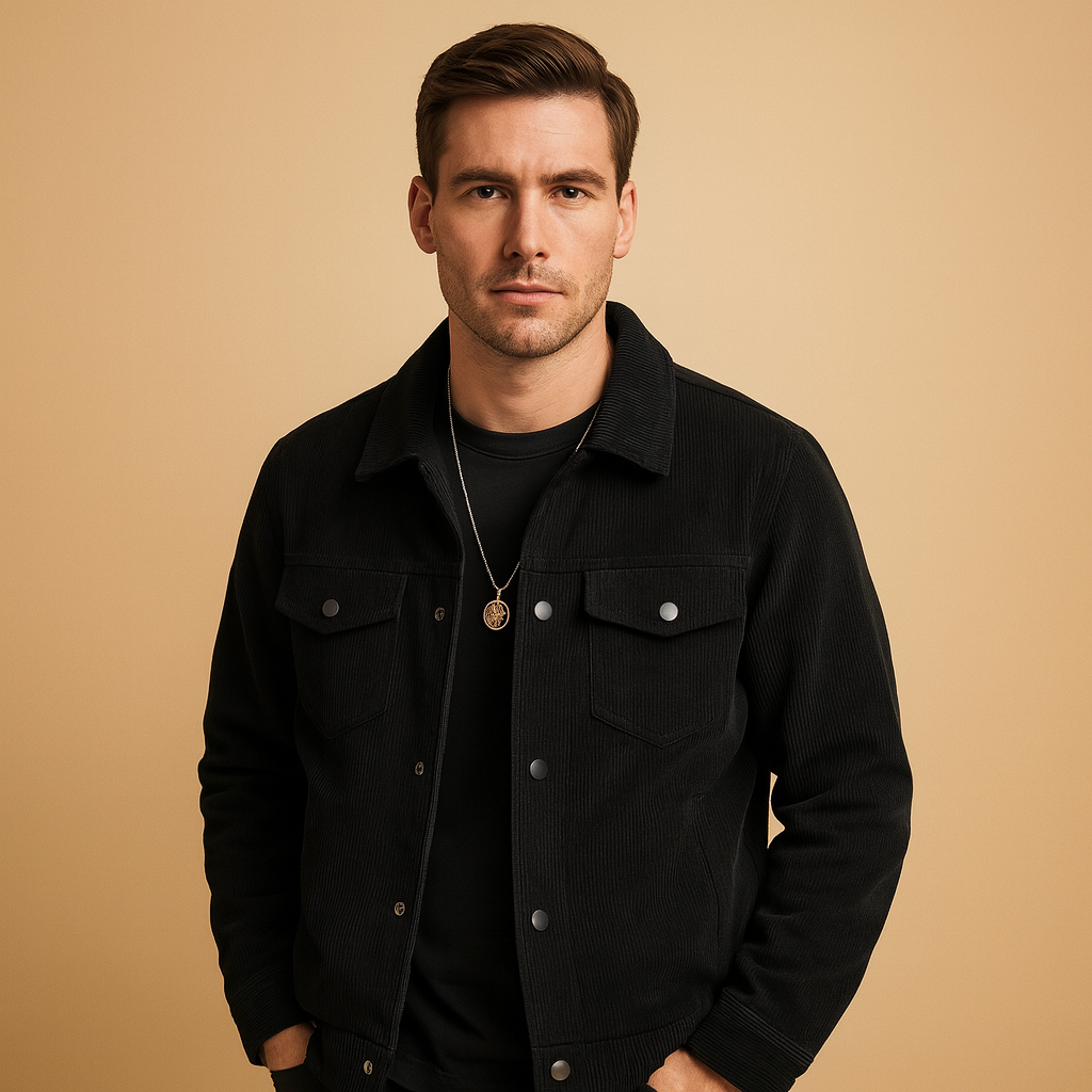 Men's Corduroy Jacket | Classic Casual Outerwear | Versatile Layering Piece for Everyday Wear