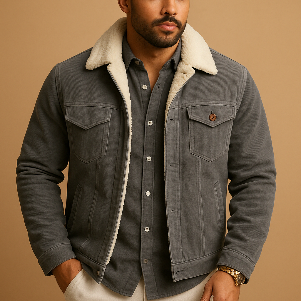 Men's Corduroy Jacket | Classic Casual Outerwear | Versatile Layering Piece for Everyday Wear