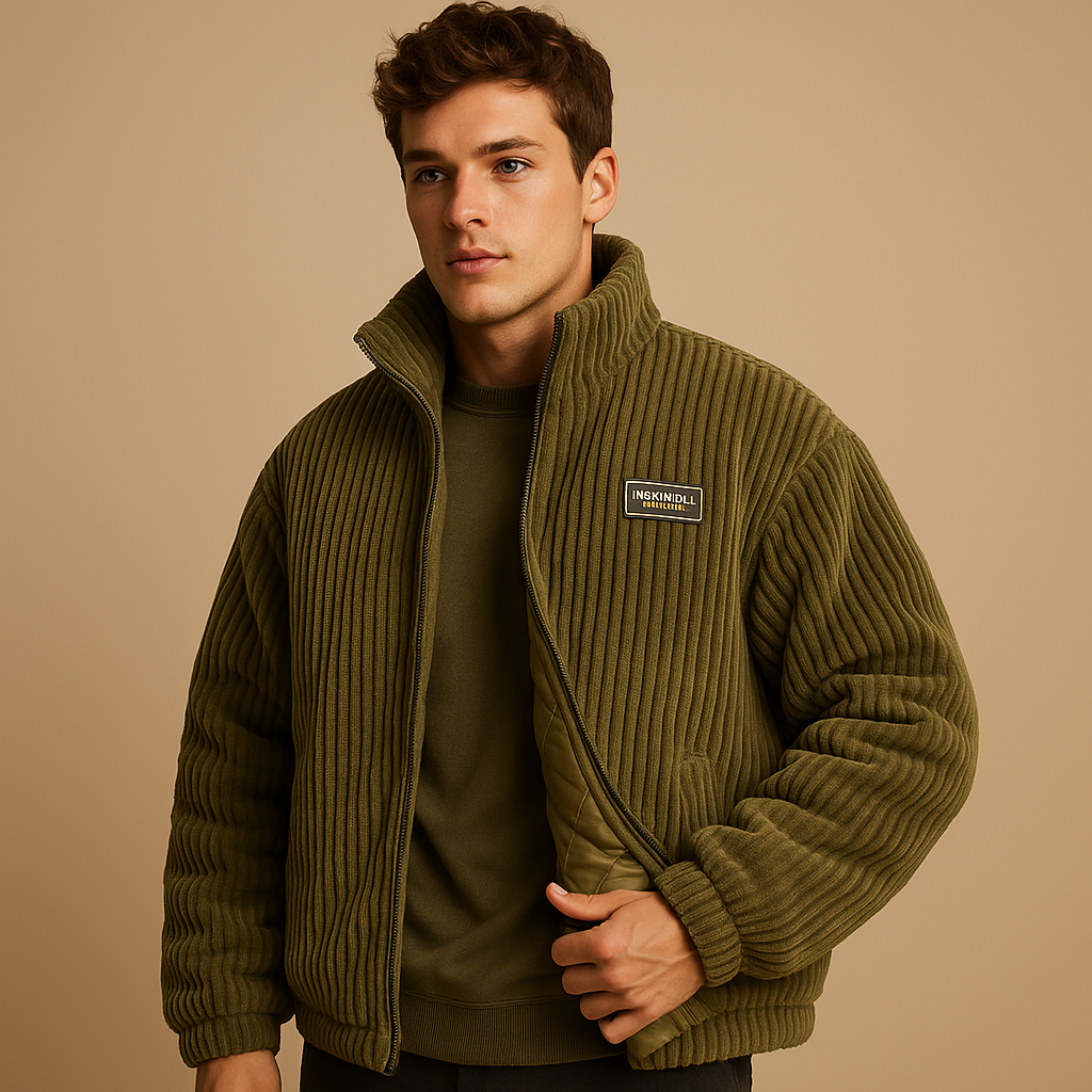 Men's Corduroy Jacket | Classic Casual Outerwear | Versatile Layering Piece for Everyday Wear