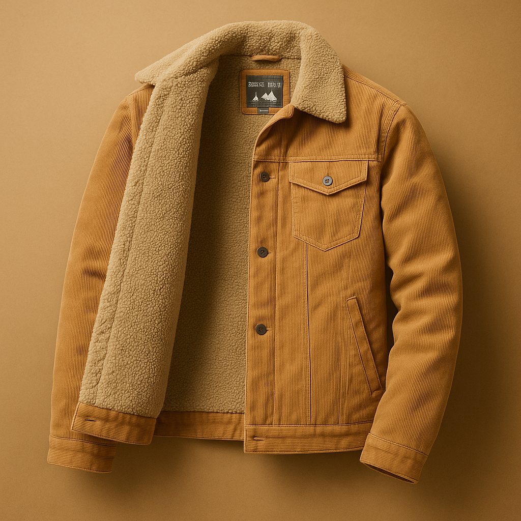 Men's Corduroy Jacket | Classic Casual Outerwear | Versatile Layering Piece for Everyday Wear