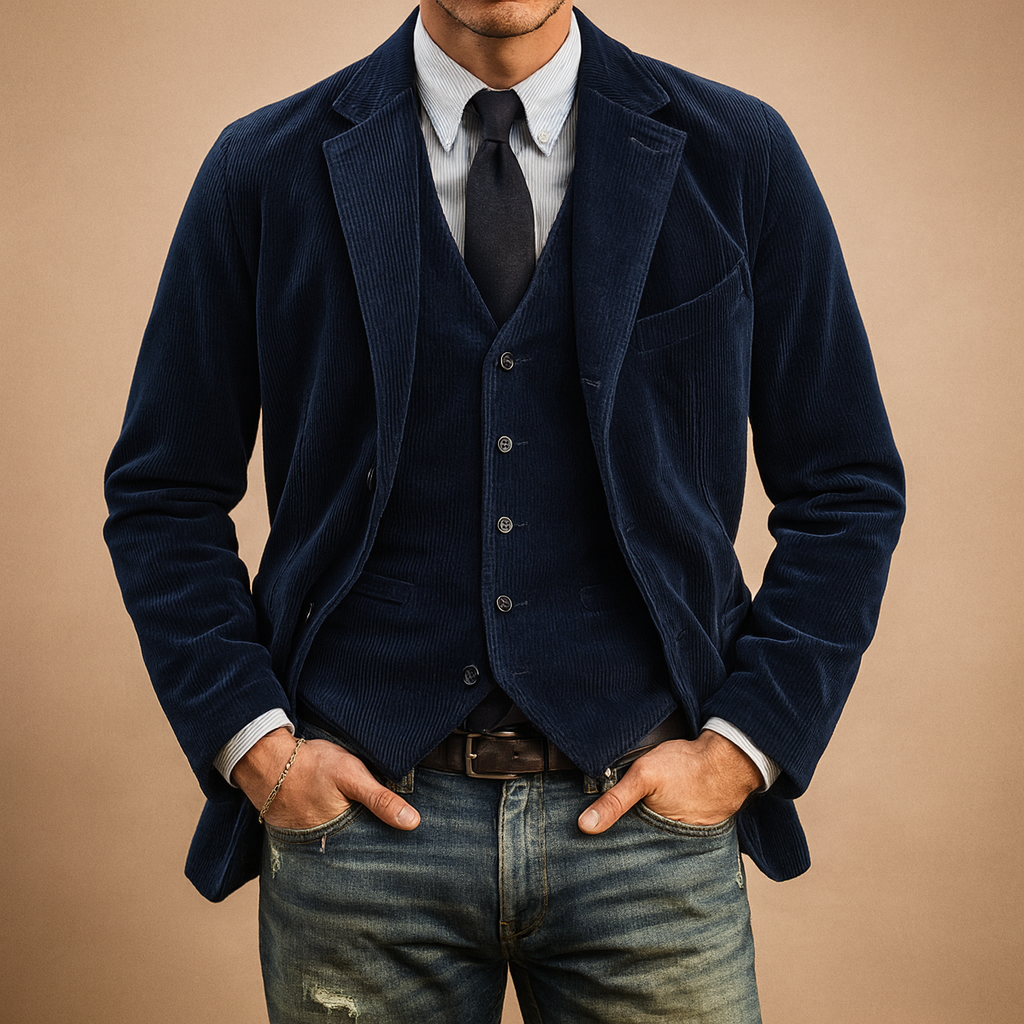 Men's Corduroy Jacket | Classic Casual Outerwear | Versatile Layering for Everyday Wear