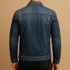 Men's Denim Jacket | Durable Cotton | Casual Style | Everyday Outerwear for Men