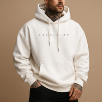 Men's Hooded Sweatshirt - Soft Cotton Blend - Modern Fit - Casual Everyday Wear