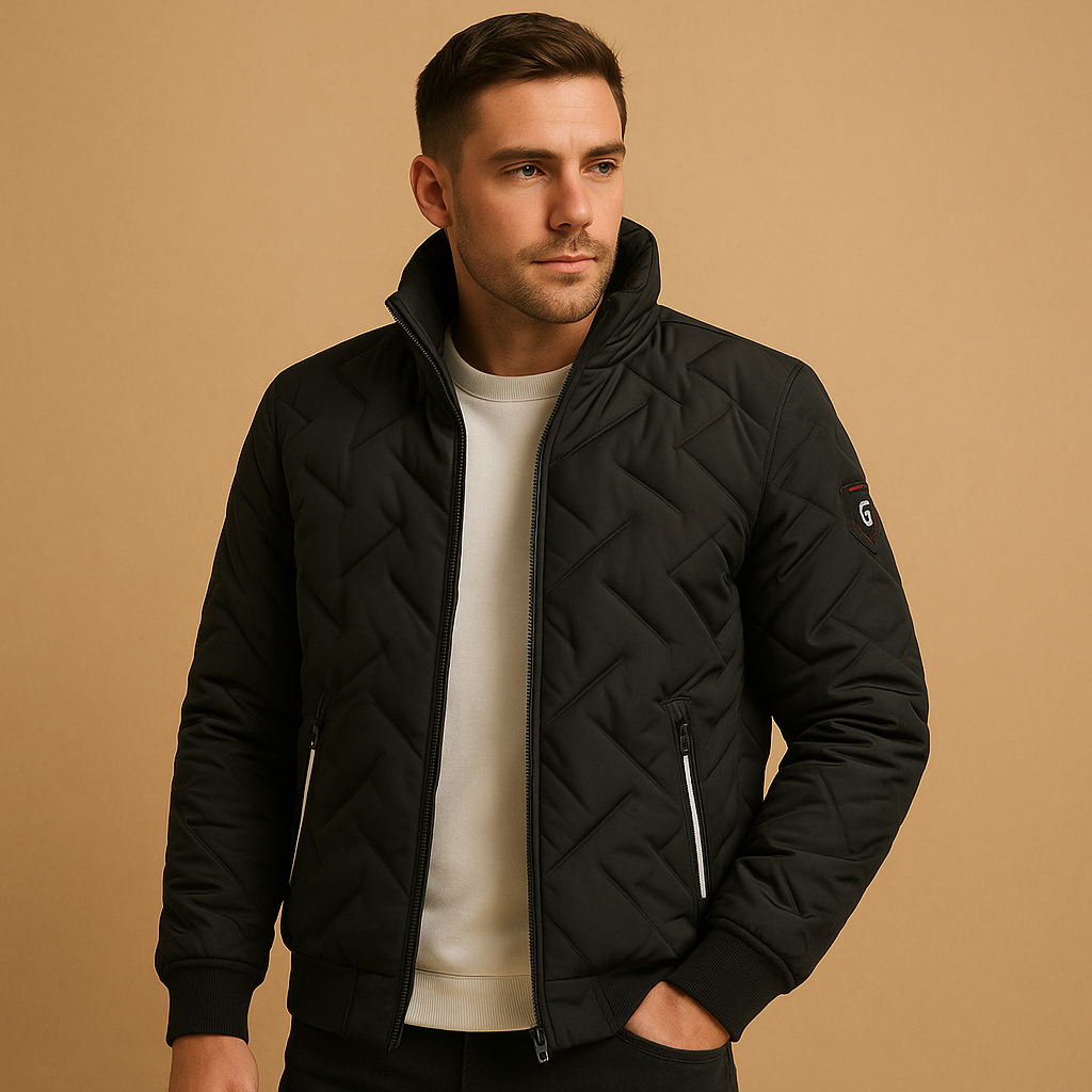 Men's Insulated Puffer Jacket | Warm Casual Outerwear for Cold Weather | Classic Design, Lightweight and Comfortable
