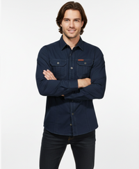 Men's Lightweight Breathable Shirt with Chest Pockets for Outdoor Activities and Casual Wear