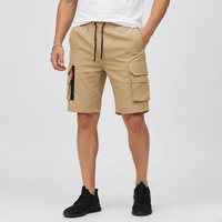 Men's Lightweight Cargo Shorts with Zip Pockets | Breathable Fabric | Ideal for Outdoor Activities and Travel