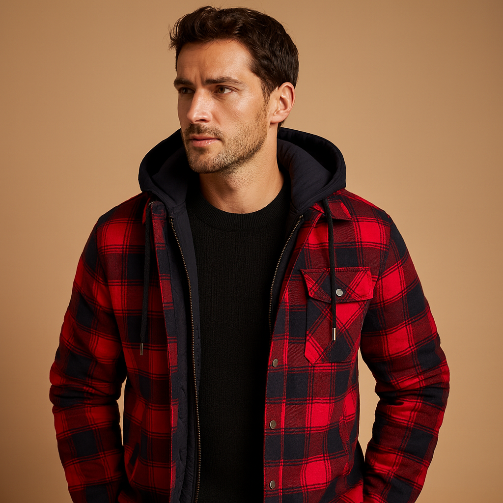 Men's Lightweight Hooded Bomber Jacket | Casual Outerwear for Everyday Wear | Versatile Design