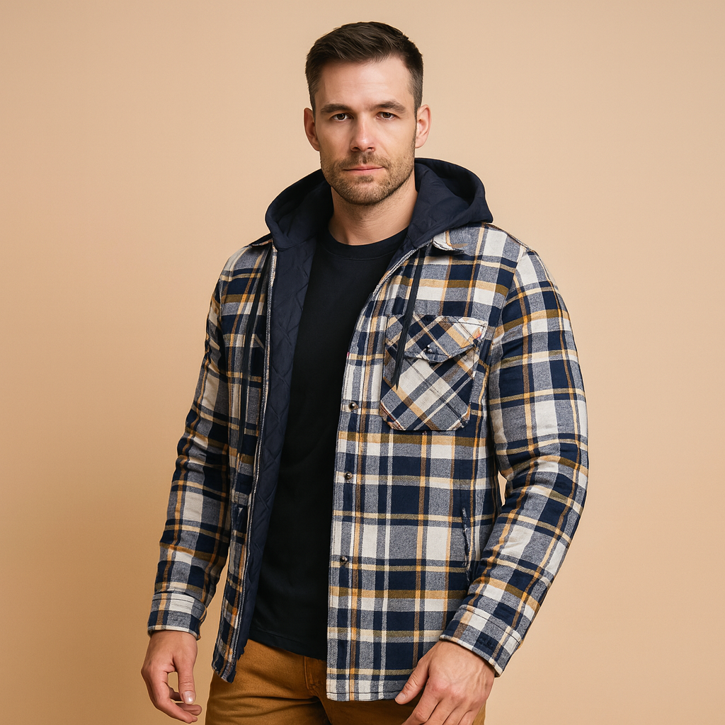 Men's Lightweight Hooded Bomber Jacket | Casual Outerwear for Everyday Wear | Versatile Design