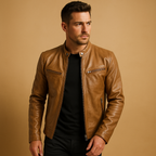 Men's Lightweight Mid-Season Jacket | Elegant Design | Casual Outerwear for Transitional Weather