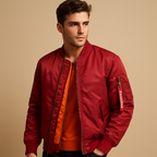 Men's Lightweight Water-Resistant Jacket - Casual Outdoor Style for Hiking and Everyday Use