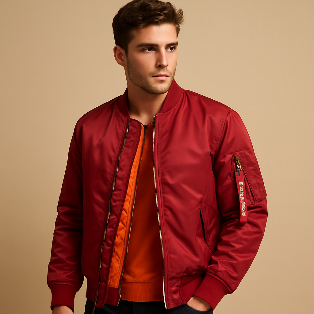 Men's Lightweight Water-Resistant Jacket - Casual Outdoor Style for Hiking and Everyday Use