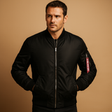 Men's Lightweight Water-Resistant Jacket - Casual Outdoor Style for Hiking and Everyday Use