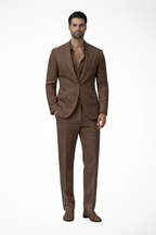 Men's Linen Relaxed Fit Summer Wedding Guest Suit - Lightweight & Comfortable
