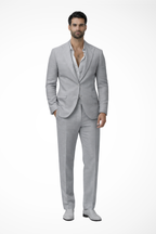 Men's Linen Relaxed Fit Summer Wedding Guest Suit - Lightweight & Comfortable