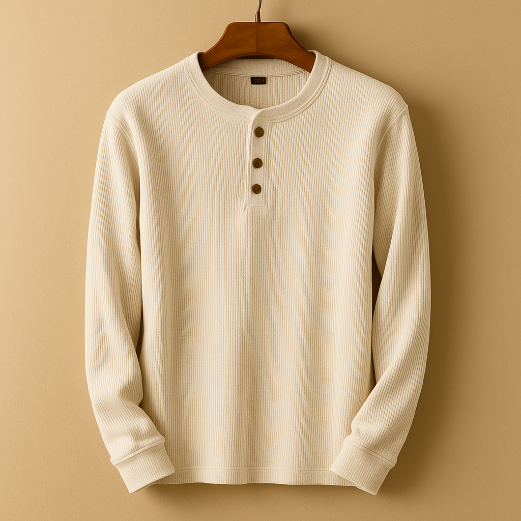 Men's Long Sleeve Casual Shirt - Comfortable Cotton Blend - Versatile Everyday Wear - Multiple Color Options Available