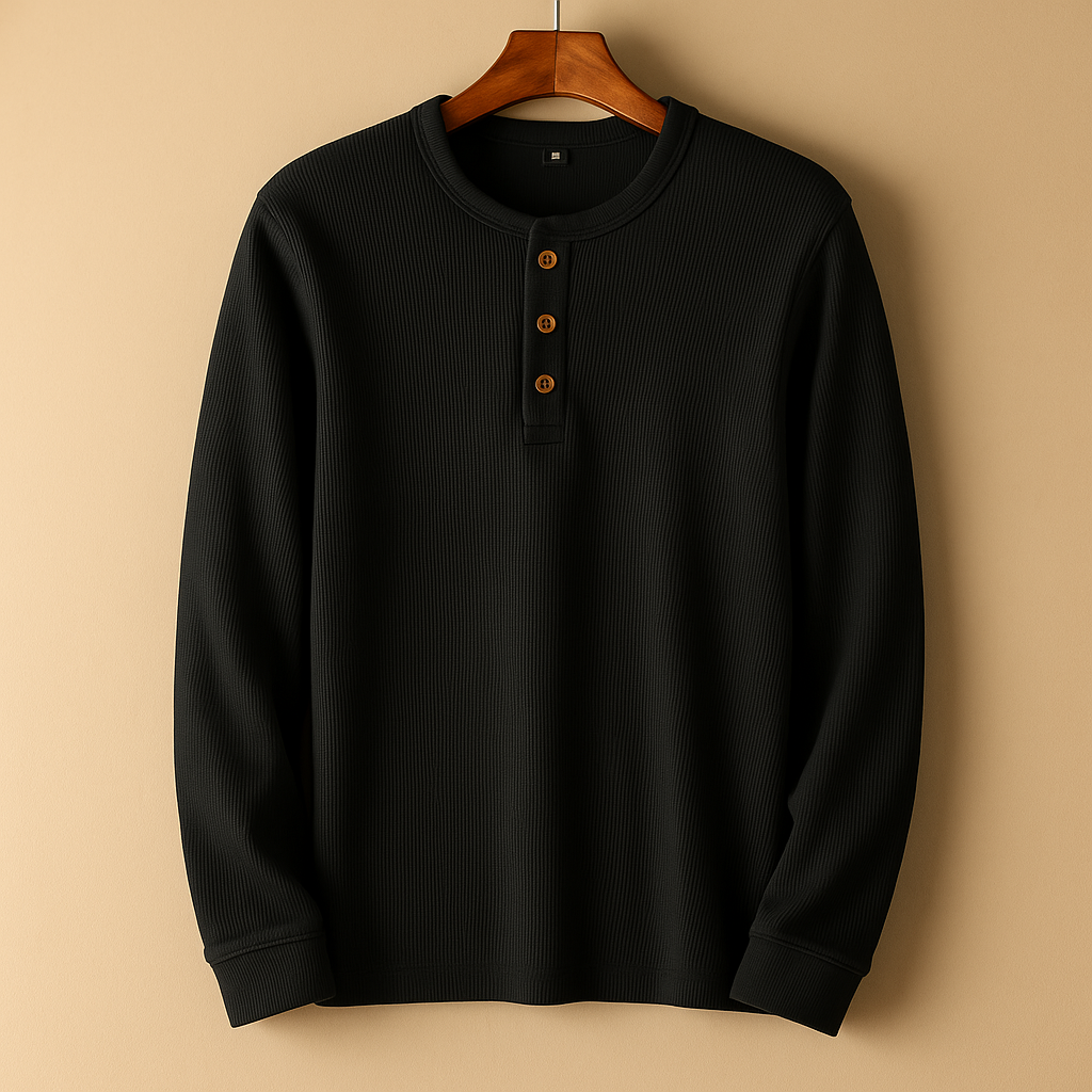 Men's Long Sleeve Casual Shirt - Comfortable Cotton Blend - Versatile Everyday Wear - Multiple Color Options Available
