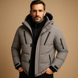 Men's Waterproof Winter Jacket with Insulated Lining | Outdoor-Ready Design for Cold Weather Activities