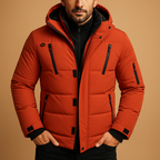 Men's Waterproof Winter Jacket with Insulated Lining | Outdoor-Ready Design for Cold Weather Activities