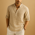 Men's White Dress Shirt | Cotton Blend | Short Sleeve & Long Sleeve | Casual or Formal Wear Options