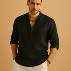 Men's White Dress Shirt | Cotton Blend | Short Sleeve & Long Sleeve | Casual or Formal Wear Options