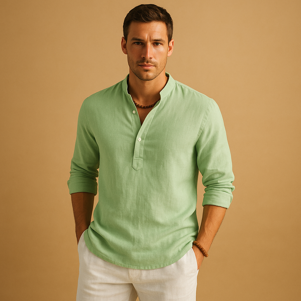 Men's White Dress Shirt | Cotton Blend | Short Sleeve & Long Sleeve | Casual or Formal Wear Options