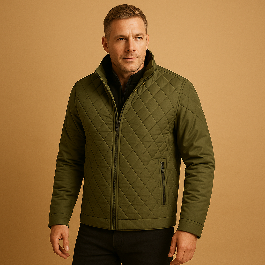 Men's Wool Blend Winter Coat - Classic Design for Cold Weather - Elegant and Warm Outerwear