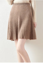Merino Wool A-Line Skirt - Comfortable Everyday Wear for Women - Stylish and Versatile Design