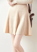 Merino Wool A-Line Skirt - Comfortable Everyday Wear for Women - Stylish and Versatile Design