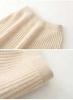 Merino Wool A-Line Skirt - Comfortable Everyday Wear for Women - Stylish and Versatile Design