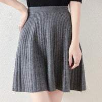 Merino Wool A-Line Skirt - Comfortable Everyday Wear for Women - Stylish and Versatile Design