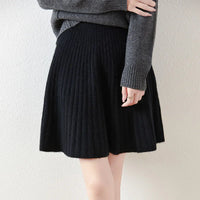 Merino Wool A-Line Skirt - Comfortable Everyday Wear for Women - Stylish and Versatile Design