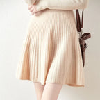 Merino Wool A-Line Skirt - Comfortable Everyday Wear for Women - Stylish and Versatile Design